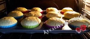 Gluténmentes muffin: pirosra sütjük
